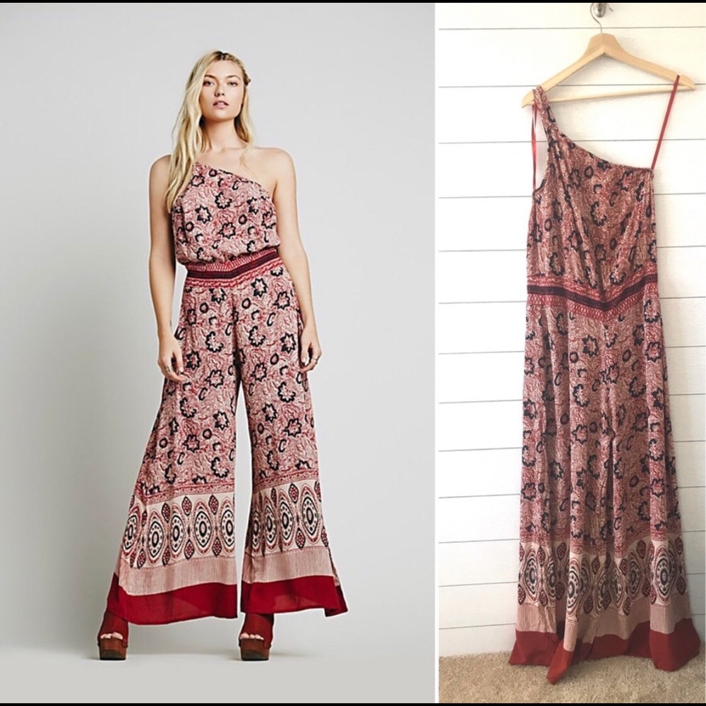 Free People || NEW! Bali Lovina Jumpsuit Romper M - Picture 2 of 6